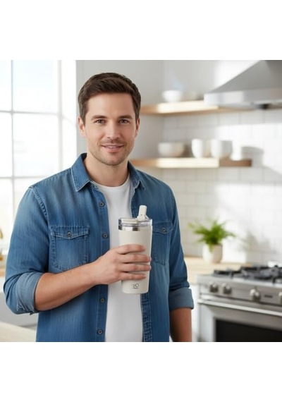 530 Ml Pipetli Ve Ağızlıklı Çelik Termos Kupa - Çift Fonksiyonlu Kapak - Sıcak/soğuk Tutan Seyahat Bardağı Travel Mug - 4 Farklı Renk Seçeneği Krem Açık Beyaz 530 Ml Pipetli Ve Ağızlıklı Çelik Termos Kupa - Çift Fonksiyonlu Kapak - Sıcak/soğuk Tutan Seyahat Bardağı Travel Mug - 4 Farklı Renk Seçeneği Krem Açık Beyaz