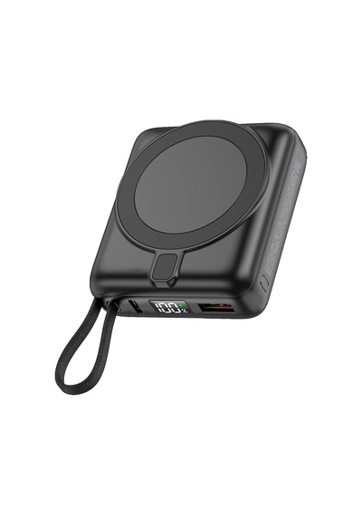S-link M10l 10000 Mah Magsafe Uyumlu 15w Kablosuz Ve 22.5w Pd Hızlı Şarj Powerbank Siyah Siyah