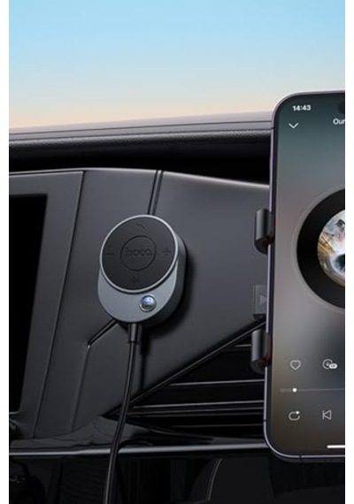 Aux Bluetooth Dönüştürücü Araç İçi Kablosuz Aux Bağlantı Cihazı Mikrofonlu