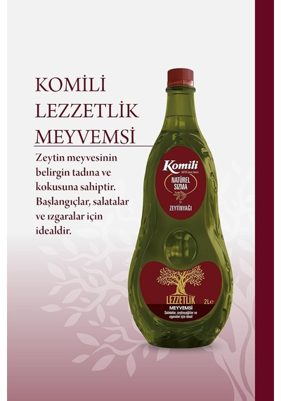Sızma Zeytinyağı, Natürel Sızma Zeytinyağı 2 Lt Pet Şişe