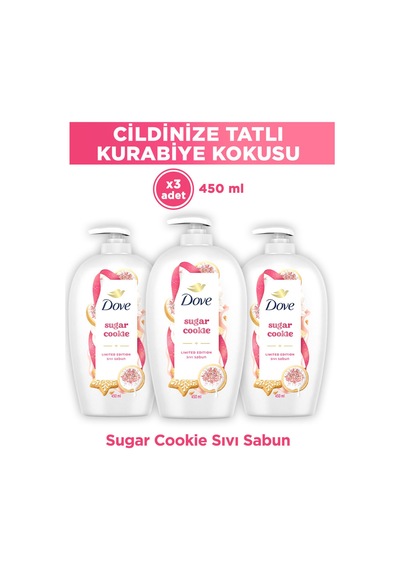 Sugar Cookie Sıvı Sabun 450 Ml X3