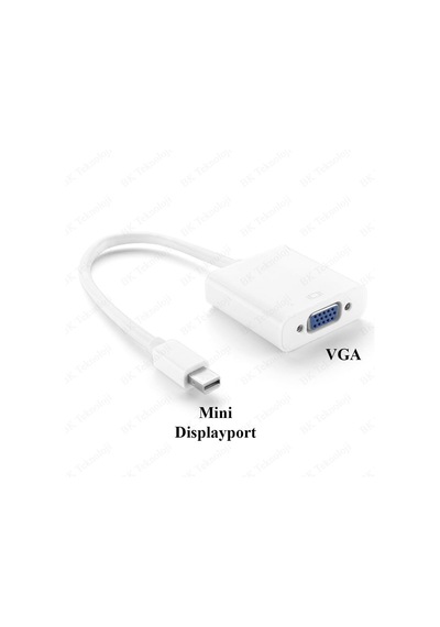 Mini Displayport to VGA Çevirici Dönüştürücü Adaptör