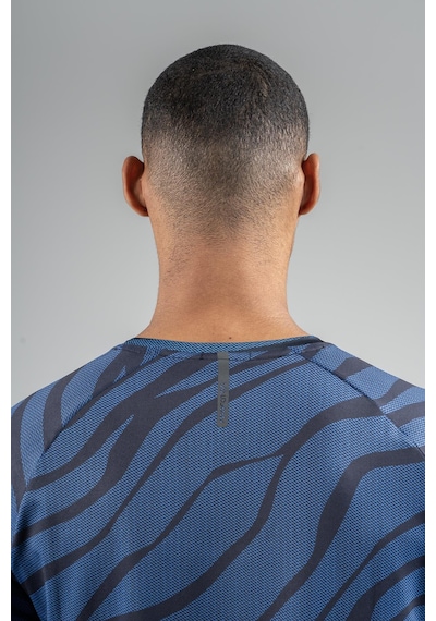 Maraton Regular Erkek Bisiklet Yaka Saks T-shirt Saks