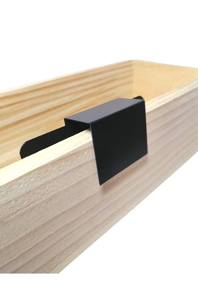10 Adet Silinebilir Siyah Pvc Etiket 9x6 Cm 20 Mm Geçme Takma