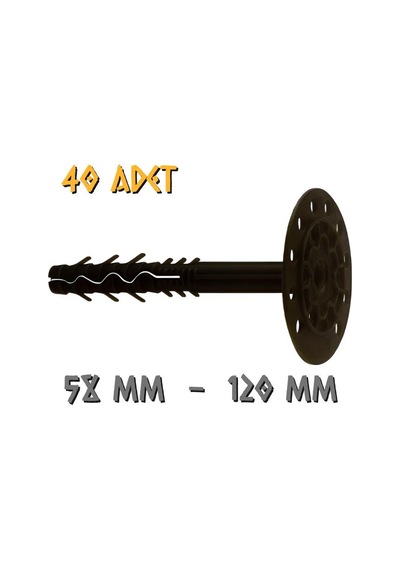 Made Siyah İzolasyon Strafor Dübeli - Boy: 120 - 40 Adet