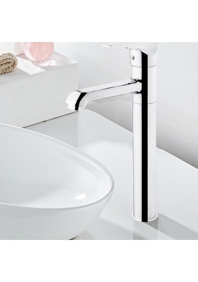 Inventa Aç-Kapa Çanak Tipi Uzun Yüksek Lavabo Bataryası