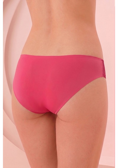 Loya Kadın Fuşya Pinki Dantel V Slip