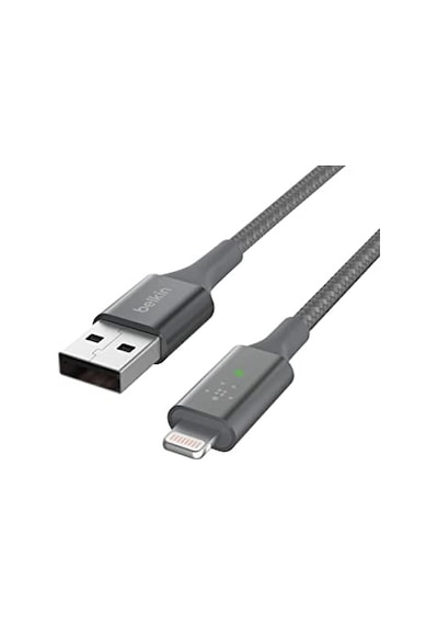 Belkin Smart Led Lightning Kablo 1.2 M Gri