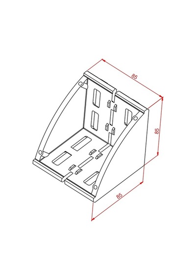 Doğuş Kalıp 90x90 Geniş Köşe Bağlantı Parçası Diğer