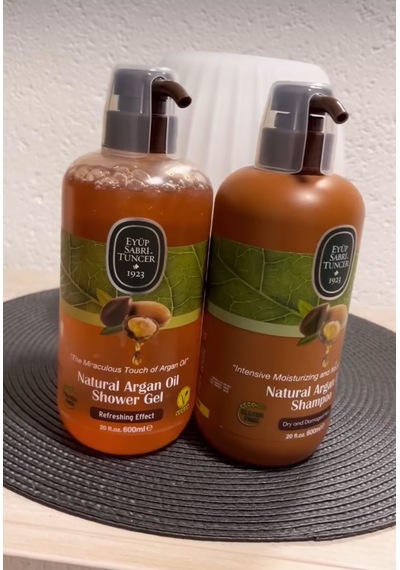 Eyüp Sabri Tuncer Argan Yağlı Banyo Set, Şampuan Ve Duş Jeli, Oud Losyon, H-pro Hijyen Tüm Saç Tipleri