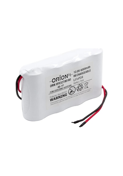 Orion LiFePO4 32700 12.8V 6000 mAh 4S BMS Devreli Şarj Edilebilir Pil
