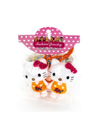 Biem Hello Kitty Lastik Toka Turuncu Gold/gümüş