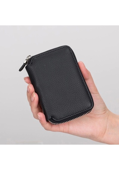 Elvis Deri Erkek Cüzdan Fl01 Siyah