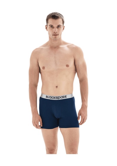 Blackspade Erkek Boxer 3'lü Paket Modern Basics 9471 Lacivert