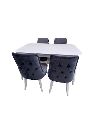 Bengimobilya Masa Muz Sandalye Papel Model Ahşap Kayın Torna Retro Ayak Ortop