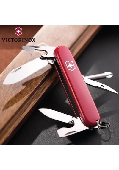 Victorinox Kamp Çakı 1.4603 Tinker 12 Fonksiyon İsviçre Kamp Çakısı Kırmızı