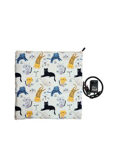 Evcil Hayvan İzleme Güvenlik Kamerası Ve Isıtıcılı Kedi Köpek Minderi Set 45cmx45cm