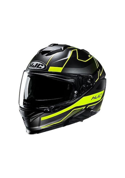 Hjc İ71 İorix MC3HSF Kapalı Motosiklet Kaskı Neon Sarı Siyah