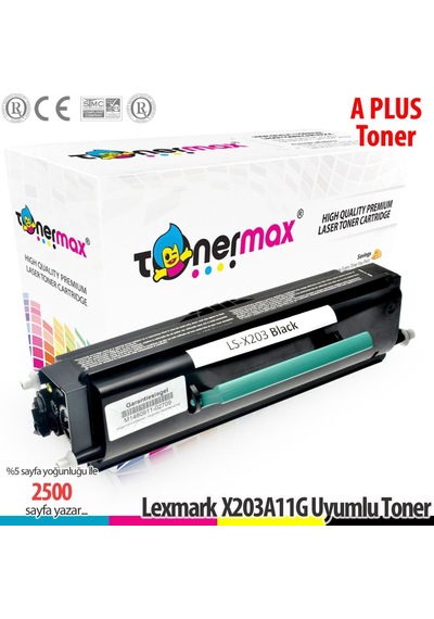 Tonermax Lexmark X203 / X203N / X204 / X204N A Plus Uyumlu Toner