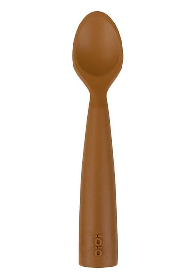 Oioi Nam Nam Silikon Mama Kaşığı - Woody Brown Kahverengi
