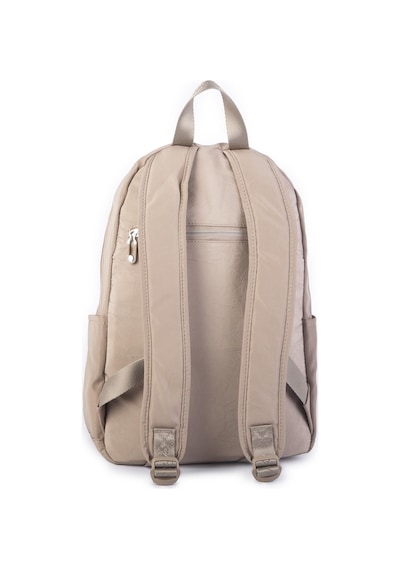Nas Bag Unisex Büyük Boy Çok Gözlü Su Geçirmez Sırt Çantası Vizon