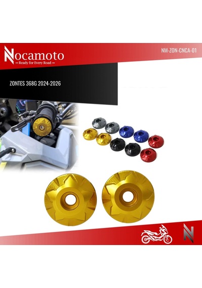 Zontes 368g Gidon Denge Tapası, Gidon Uçları Tapası Cnc Aluminyum-58
