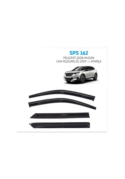 Peugeot 2008 Sunplex Mugen Cam Rüzgarlığı 2019-- 4parça