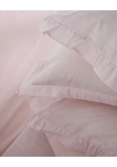 Madame Coco Julien King Size %100 Pamuk Fırfırlı Nevresim Takımı - Pudra 8684427124208 Pudra