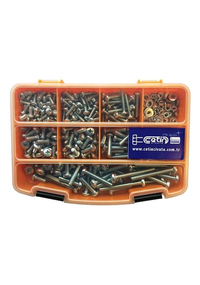Civtec 682 Parça 16 Çeşit Ysb Vida - Somun - Pul Seti -Takım