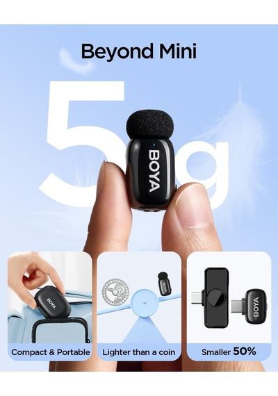 Boya Mini 2 Aı Kablosuz Yaka Mikrofonu Type-c Mat Siyah - Sku02 Sku: Smgstkf07c9bd2e8