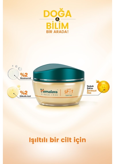Himalaya Dark Spot Clearing Leke Karşıtı Zerdeçal Özlü Yüz Kremi 50 ML