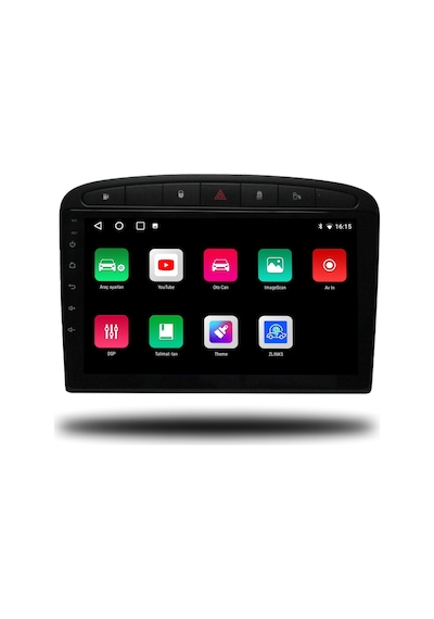 Redhat Peugeot 308 Android Carplay Multimedya 2007-2013 6gb Ram + 128gb Hafıza + 8 Çekirdek