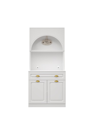 Guneystore Armoni Gold Mini Kahve Köşesi Komple Mdf Beyaz