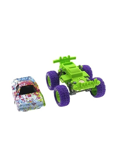 Brands Die Cast Batik Desenli Mor Teker Araba