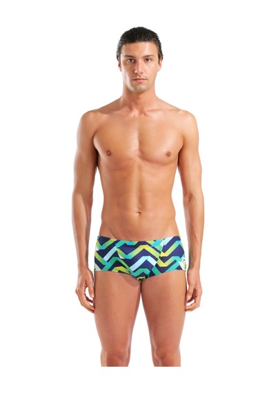 Arena Texture Swim Low Waist Short Erkek Mayo Navy Multi Navy Multi