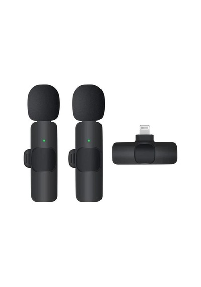 Vothoon K9 Kablosuz Yaka Mikrofonu Lightning 2 Li Mini Mikrofon Youtube Tik Tok 2 Adet
