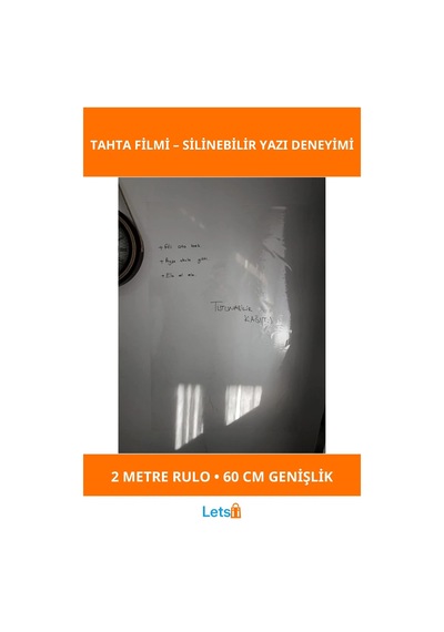 Kendinden Yapışkanlı Şeffaf Pvc Tahta Filmi 2 Metre X 60 Cm Çok Renkli