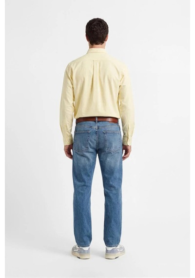 Gant Erkek Sarı Regular Fit Logolu Gömlek-14692 Gant Erkek Sarı Regular Fit Logolu Gömlek-14692