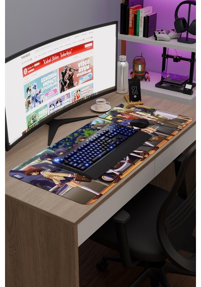 Clannad After Story Anime V4 - 90x40 Xxl Gaming Kauçuk Kaymaz Taban Mouse Pad Fare Altlığı