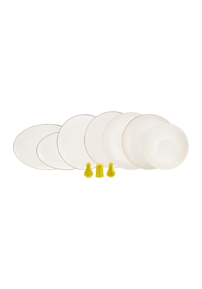 Karaca  Elegance Bone Noble 58 Parça 12 Kişilik  Yemek Takımı Sarı
