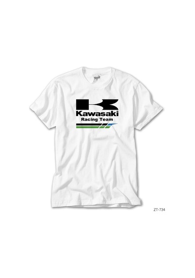 Kawaski Racing Team Beyaz Tişört Beyaz