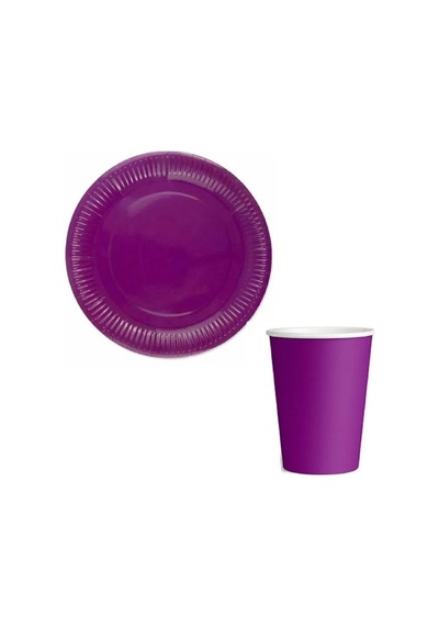 Tinky Winky Renkli Dayanıklı Kullan At 8 Er Adet 22 Cm Doğum Günü Partisi Silver Karton Tabak Bardak Set Mor Sku: Zeusb0crvl85cw 12x7