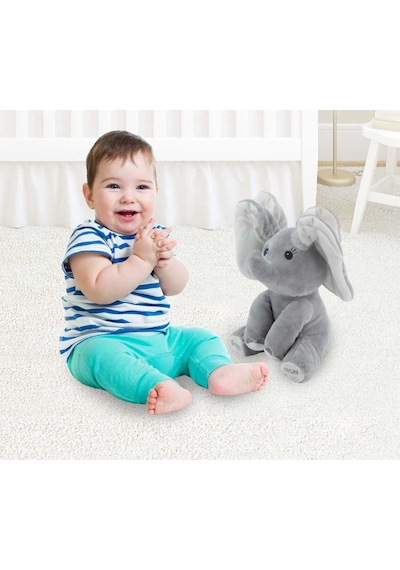 Babycim Cee Ee Oyuncu Fil Jumbo Eğitici Peluş Fil Sesli Hareketli