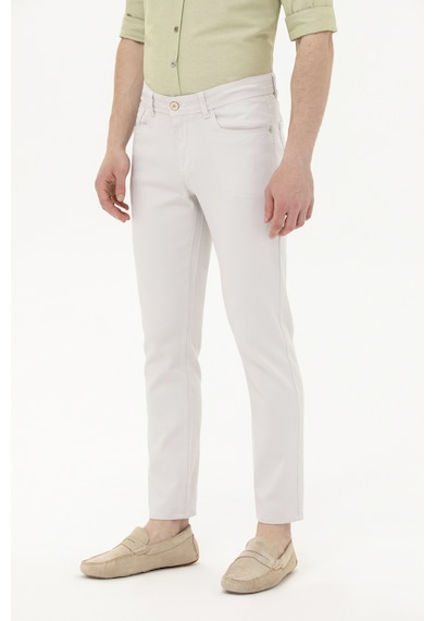 U.S. Polo Assn. U S Polo Assn Slim Fit Açık Gri Erkek Pantolon 1600040 001