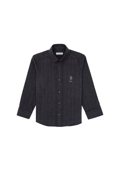 U.s. Polo Assn. Erkek Çocuk Antrasit Gömlek Desenli 50316670-vr006 Antrasit