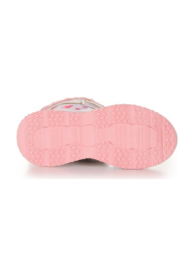 Kiko Kids Kartanesi Cırtlı Kız Çocuk Kar Bot Soğuk Suya Dayanıklı Beyaz Beyaz