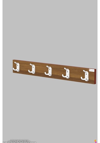 Arı 15 Kancalı Mutfak Askısı 3'lü Set 71,4x9,6 Cm - Şık Tasarım, Çok Amaçlı Düzenleyici Ve Yer Tasarrufu 75 Cm