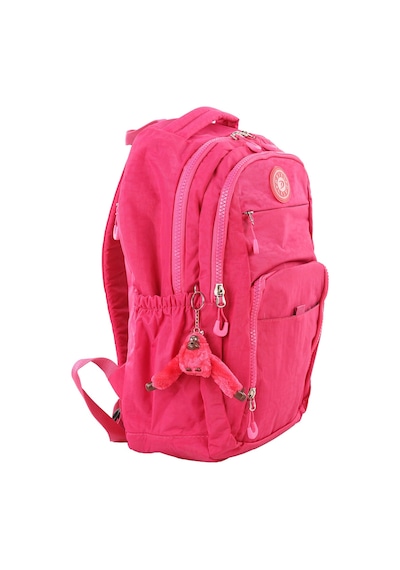 Bizoon Np291 Unisex Su Geçirmez Kumaş Günlük Okul Seyahat Pembe Sırt Çantası