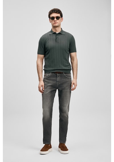 Lufian Quel Smart Jean Erkek Pantolon Slim Fit Gri Gri 111200244100150