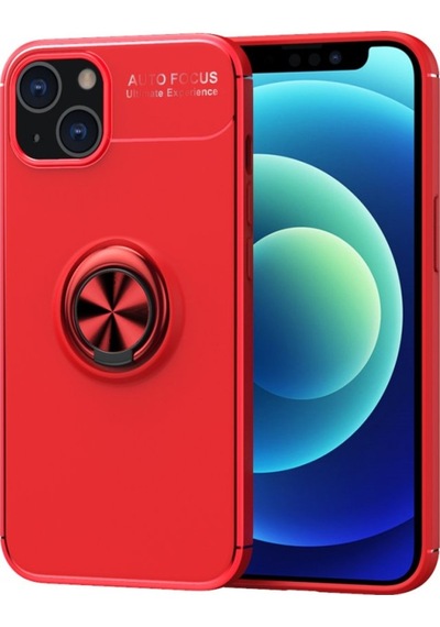 Apple Uyumlu iPhone 13 Kılıf Yüzüklü Magnetli Ravel Case (538651481)